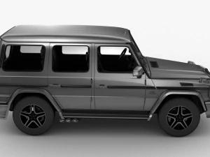 mercedes benz g65 amg 2013 hq interior 3D Model