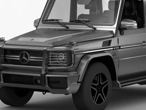 mercedes benz g65 amg 2013 hq interior 3D Model