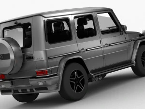 mercedes benz g65 amg 2013 hq interior 3D Model