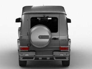 mercedes benz g65 amg 2013 hq interior 3D 模型