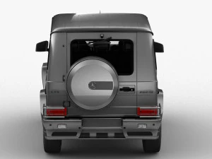 mercedes benz g65 amg 2013 hq interior 3D Model