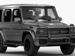 mercedes benz g65 amg 2013 hq interior 3D 模型