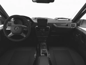 mercedes benz g65 amg 2013 hq interior 3D Model