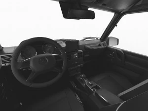 mercedes benz g65 amg 2013 hq interior 3D Model