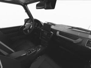 mercedes benz g65 amg 2013 hq interior 3D Model