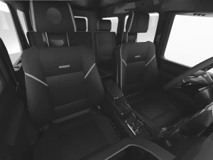 mercedes benz g65 amg 2013 hq interior 3D Model