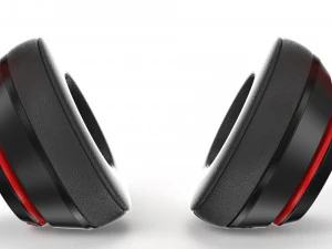 beats solo3 wireless black-red 3D Model