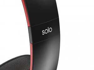 beats solo3 wireless black-red 3D Model