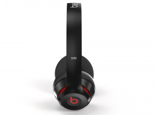 beats solo3 wireless black-red Model 3D
