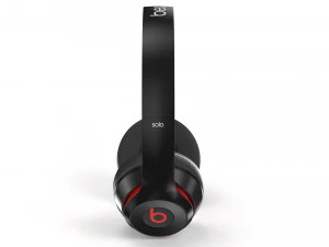beats solo3 wireless black-red 3D Model