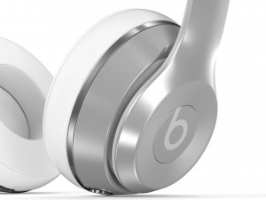 beats solo3 wireless silver 3D 모델