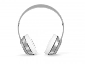 beats solo3 wireless silver 3D 모델