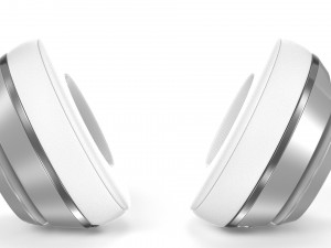 beats solo3 wireless silver 3D 모델