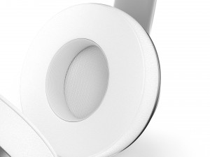 beats solo3 wireless silver 3D 모델