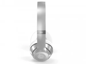 beats solo3 wireless silver 3D Model