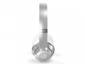beats solo3 wireless silver 3D 모델