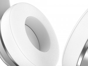 beats solo3 wireless silver 3D 모델