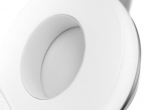 beats solo3 wireless silver 3D 모델