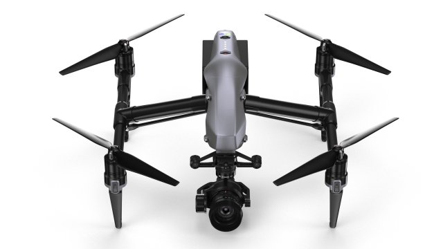 Dji inspire 2 3d model top
