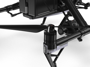 dji inspire 2 3D-Modell