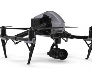 dji inspire 2 3D-Modell