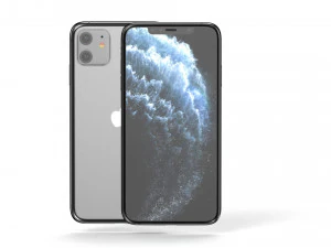 apple iphone 11 - elemento 3d Modello 3D