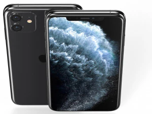 apple iphone 11 - elemento 3d Modello 3D