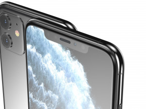 apple iphone 11 - element 3d 3D 모델