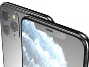 apple iphone 11 pro - element 3d 3D Model