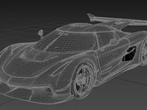 koenigsegg jesko 2020 3D Model