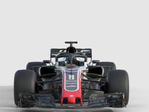 F1 Haas VF-18 2018 3D Model