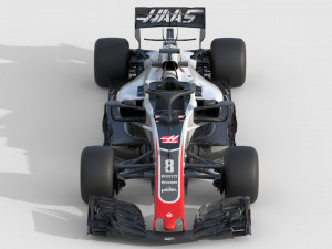 F1 Haas VF-18 2018 3D Model