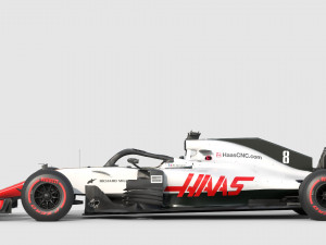 F1 Haas VF-18 2018 3D Model