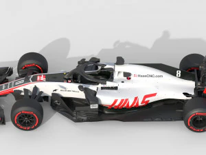 F1 Haas VF-18 2018 3D Model