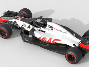 F1 Haas VF-18 2018 3D Model