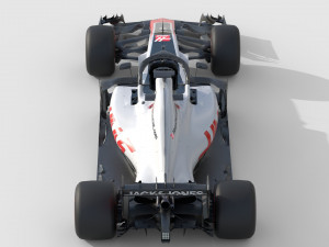 F1 Haas VF-18 2018 3D Model