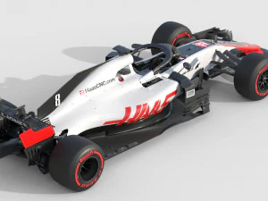 F1 Haas VF-18 2018 3D Model