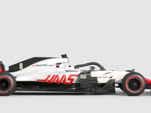 F1 Haas VF-18 2018 3D Model
