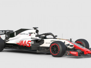 F1 Haas VF-18 2018 3D Model