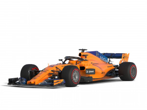 F1 McLaren MCL33 2018 3D Model
