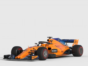 F1 McLaren MCL33 2018 Model 3D