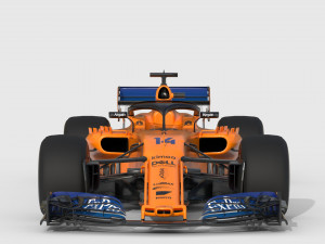 F1 McLaren MCL33 2018 Model 3D