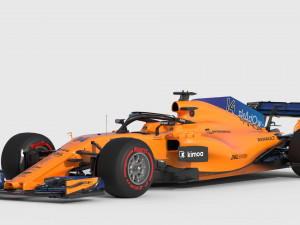 F1 McLaren MCL33 2018 Model 3D