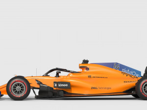 F1 McLaren MCL33 2018 Model 3D