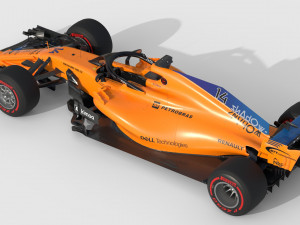 F1 McLaren MCL33 2018 Model 3D