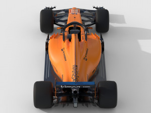 F1 McLaren MCL33 2018 Model 3D