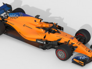 F1 McLaren MCL33 2018 Model 3D
