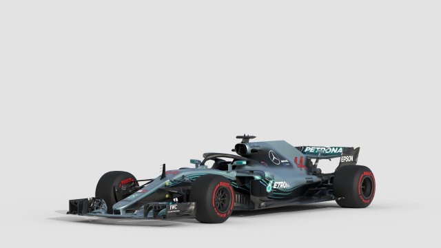 F1 Mercedes W09 2018 3D Модель In Гоночные 3DExport