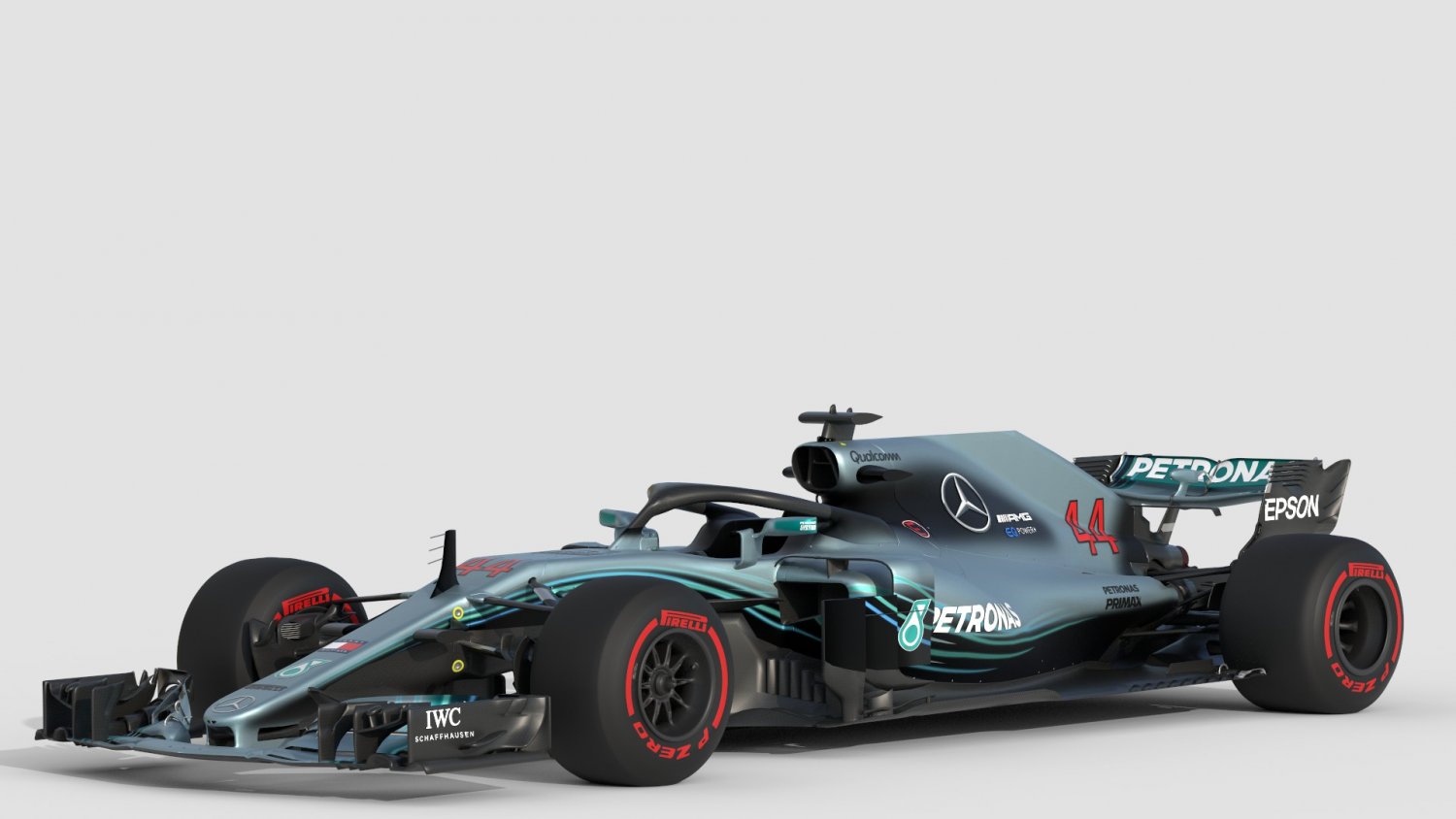 F1 Mercedes W09 2018 3D Model In Racing 3DExport