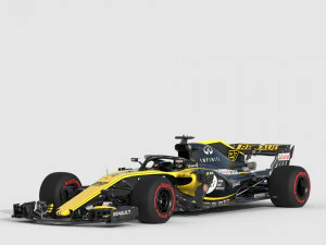 F1 Renault RS18 2018 3D Model